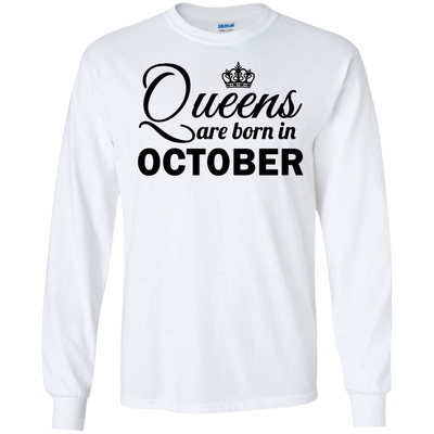 Queens are born in October Shirt, Hoodie, Tank