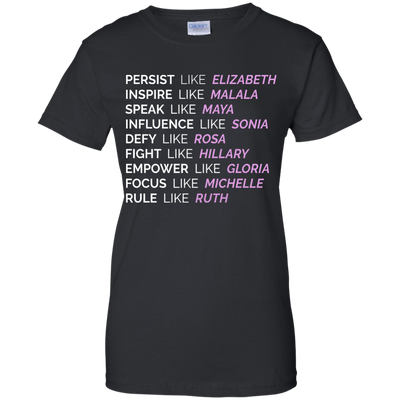Persist like Elizabeth Inspire like Malala shirt, tank