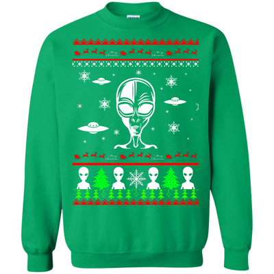 Alien Ugly Christmas Sweater, Funny Alien Christmas Sweater, Shirt