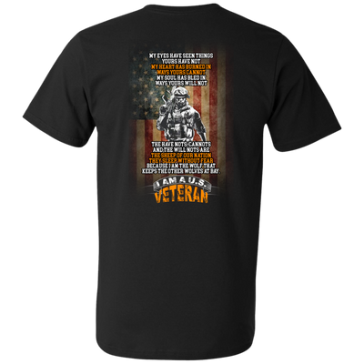 Veteran: My eyes have seen things yours have not shirt, tank