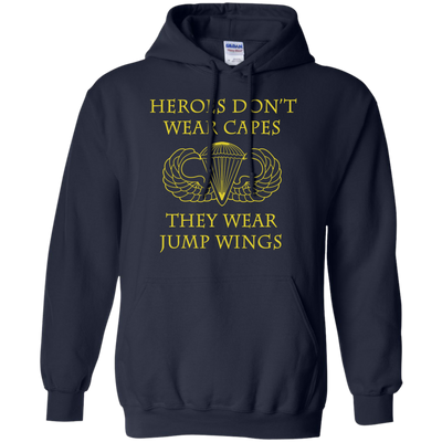 Heroes Don't Wear Capes they Wear Jump Wings Shirt, Hoodie, Tank - ifrogtees