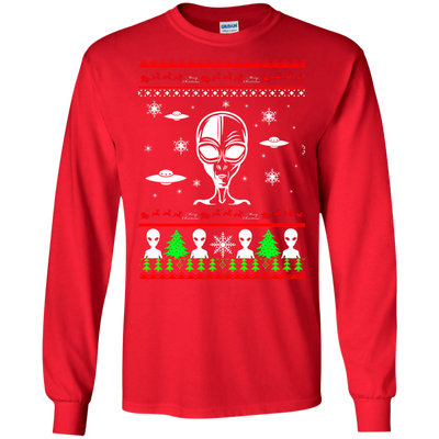 Alien Ugly Christmas Sweater, Funny Alien Christmas Sweater, Shirt