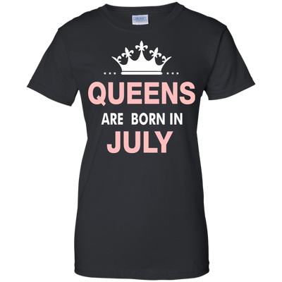 Queens are born in July Shirt, Hoodie, Tank