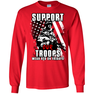 Red shirt Friday: Support Our Troops Shirt, Hoodie, Tank