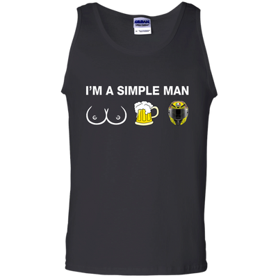 VR46: I'm a simple man I like boobs, beer and helmet shirt, hoodie, tank