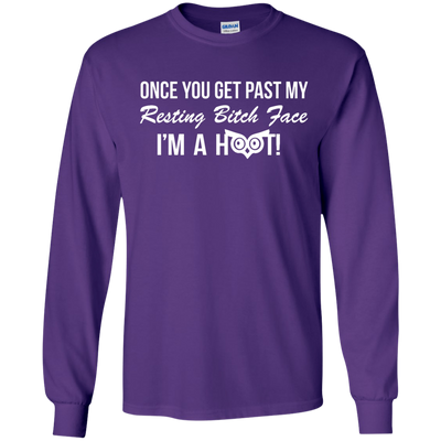 Once You Get Past My Resting Bitch Face I'm A Hoot Shirt, Tank