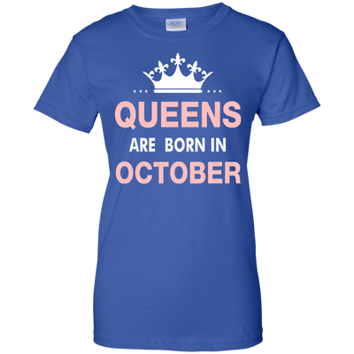 Queens are born in October Shirt, Hoodie, Tank