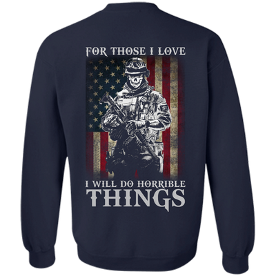 Veteran For Those I love shirt, tank top, back side