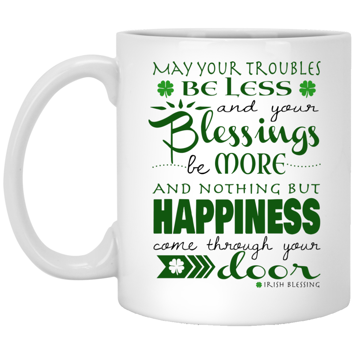 St. Patrick's day Irish Blessing mug