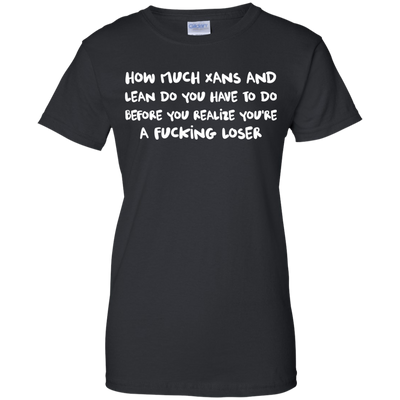 Russ After Show Message shirt: How much xans and lean do you have to do