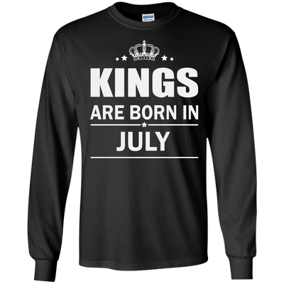 Kings are born in July Shirt, Hoodie, Tank