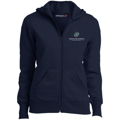 March for Science on Earth Day embroidered zip hoodies