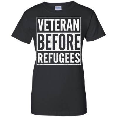 Veterans Before Refugees T-shirt, Tank