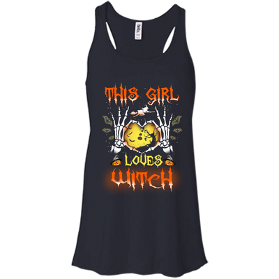 This girl loves witch Halloween t-shirt