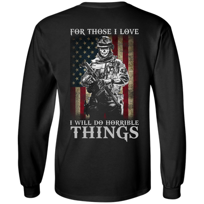 Veteran For Those I love shirt, tank top, back side