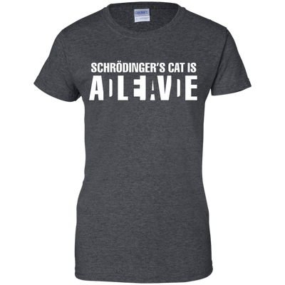 Schrodinger's Cat Is ALIVE shirt, tank, racerback