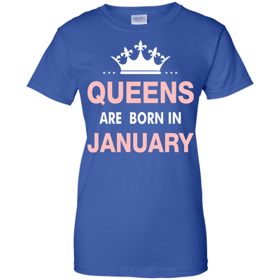 Queens are born in January Shirt, Hoodie, Tank