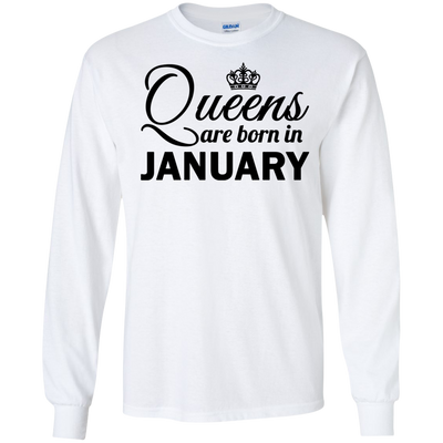 Queens are born in January shirt, tank top, sweater