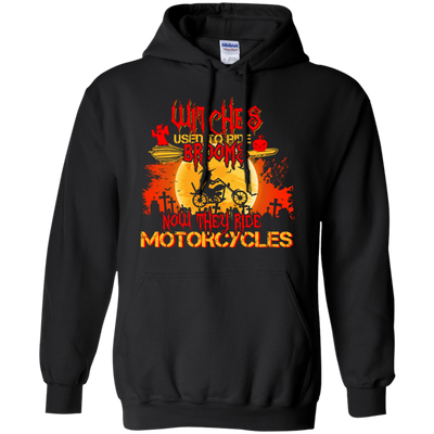 Witches Used Ride Brooms Now They Ride Motorcycles shirt, hoodie