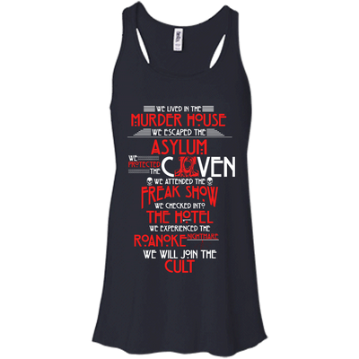 We lived in the Murder House, We escaped the Asylum t-shirt, hoodie