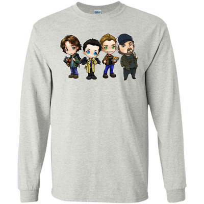 Supernatural: Sam Dean Castiel Idjit Chibi shirt, hoodie