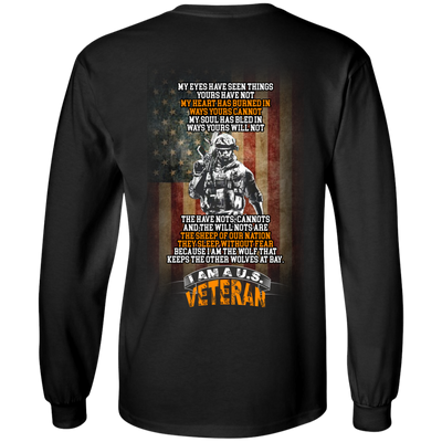 Veteran: My eyes have seen things yours have not shirt, tank