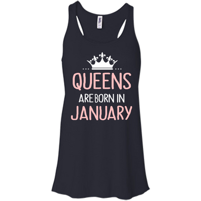 Queens are Born in January Shirt, Hoodie, Tank Top