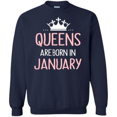 Queens are Born in January Shirt, Hoodie, Tank Top