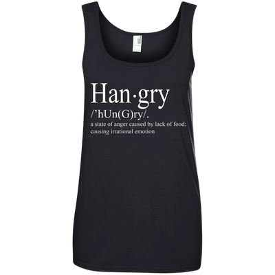 Hangry definition shirt: a state of anger caused by lack of food