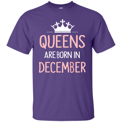 Queens are Born in December Shirt, Hoodie, Tank Top