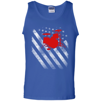 America Flag Drum shirt/hoodie/tank top - ifrogtees