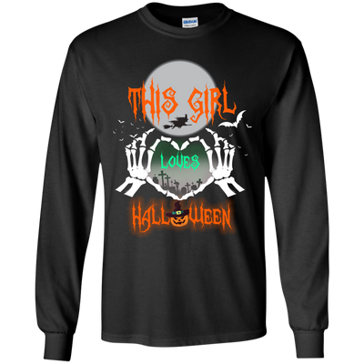 This girl loves Halloween shirt, tank, hoodie