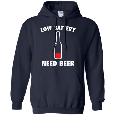 Low battery need beer shirt, tank, hoodie