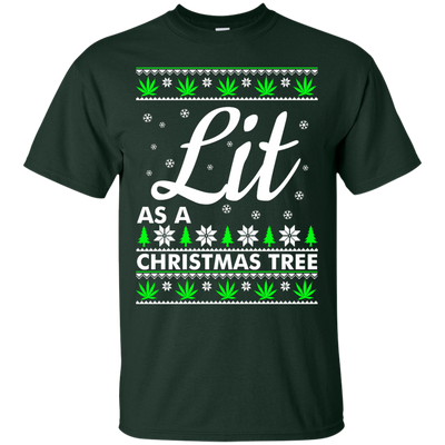 Lit as a Christmas Tree Sweater, Shirt, Hoodie