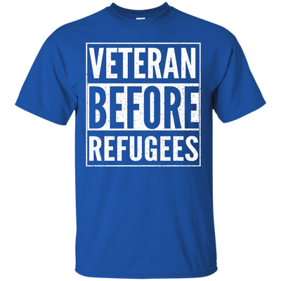 Veterans Before Refugees T-shirt, Tank