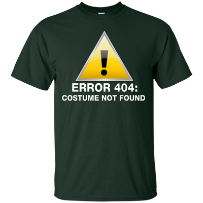 Error 404: Costume not found shirt, hoodie, tank - ifrogtees
