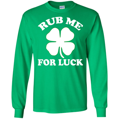 St. Patrick's Day: Rub Me For Luck Shamrock Shirt, Hoodie, Tank