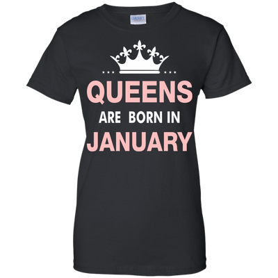 Queens are born in January Shirt, Hoodie, Tank