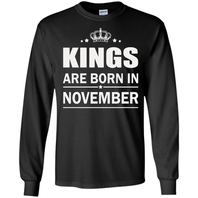Kings are born in November Shirt, Hoodie, Tank