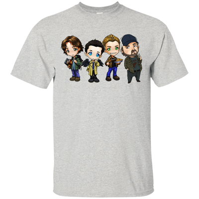 Supernatural: Sam Dean Castiel Idjit Chibi shirt, hoodie