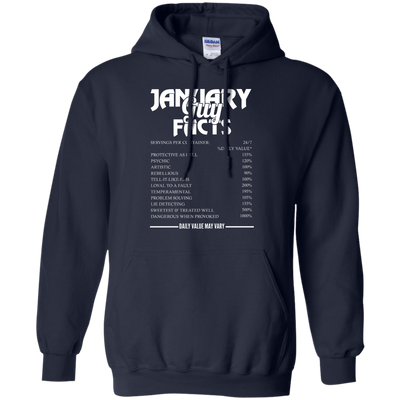 January guy facts servings per container shirt, tank, long sleeve
