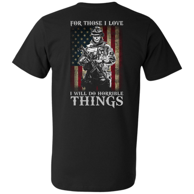 Veteran For Those I love shirt, tank top, back side