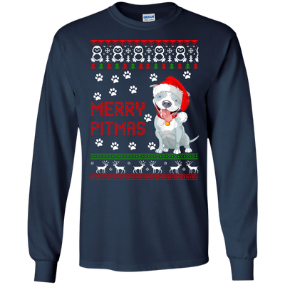 Merry Pitmas Pitbull Christmas Sweater, Shirt, Hoodie