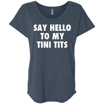 Say hello to my tini tits shirt, tank top, hoodie