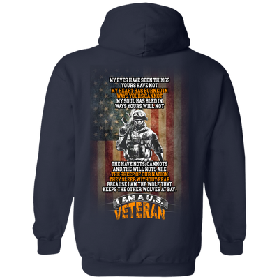 Veteran: My eyes have seen things yours have not shirt, tank