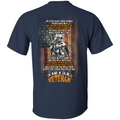 Veteran: My eyes have seen things yours have not shirt, tank