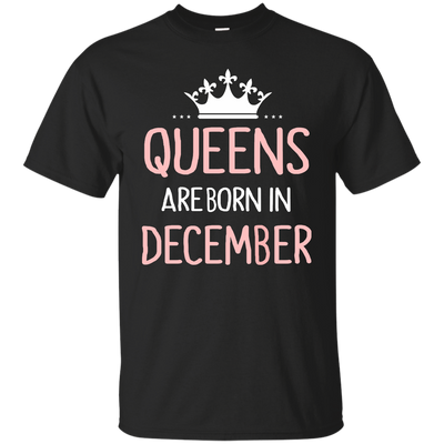 Queens are Born in December Shirt, Hoodie, Tank Top