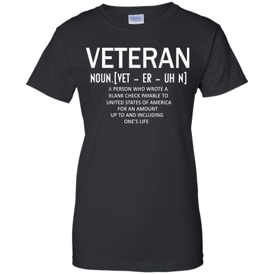 Veteran Definition Shirt, Hoodie, Tank