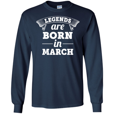 Legends are born in March Shirt, Hoodie, Tan