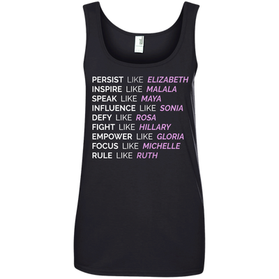 Persist like Elizabeth Inspire like Malala shirt, tank